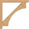 Ekena Millwork Westlake Craftsman Smooth Bracket w/ Offset Brace, Western Red Cedar, 5 1/2"W x 46"D x 46"H BKT0604X46X46WTL04SWR - alternate 4